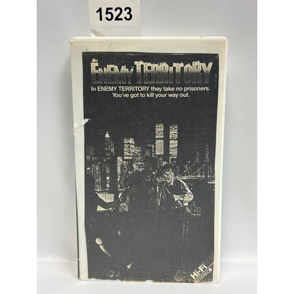 RARE Vintage 1987 Enemy Territory HI-FI American Action VHS